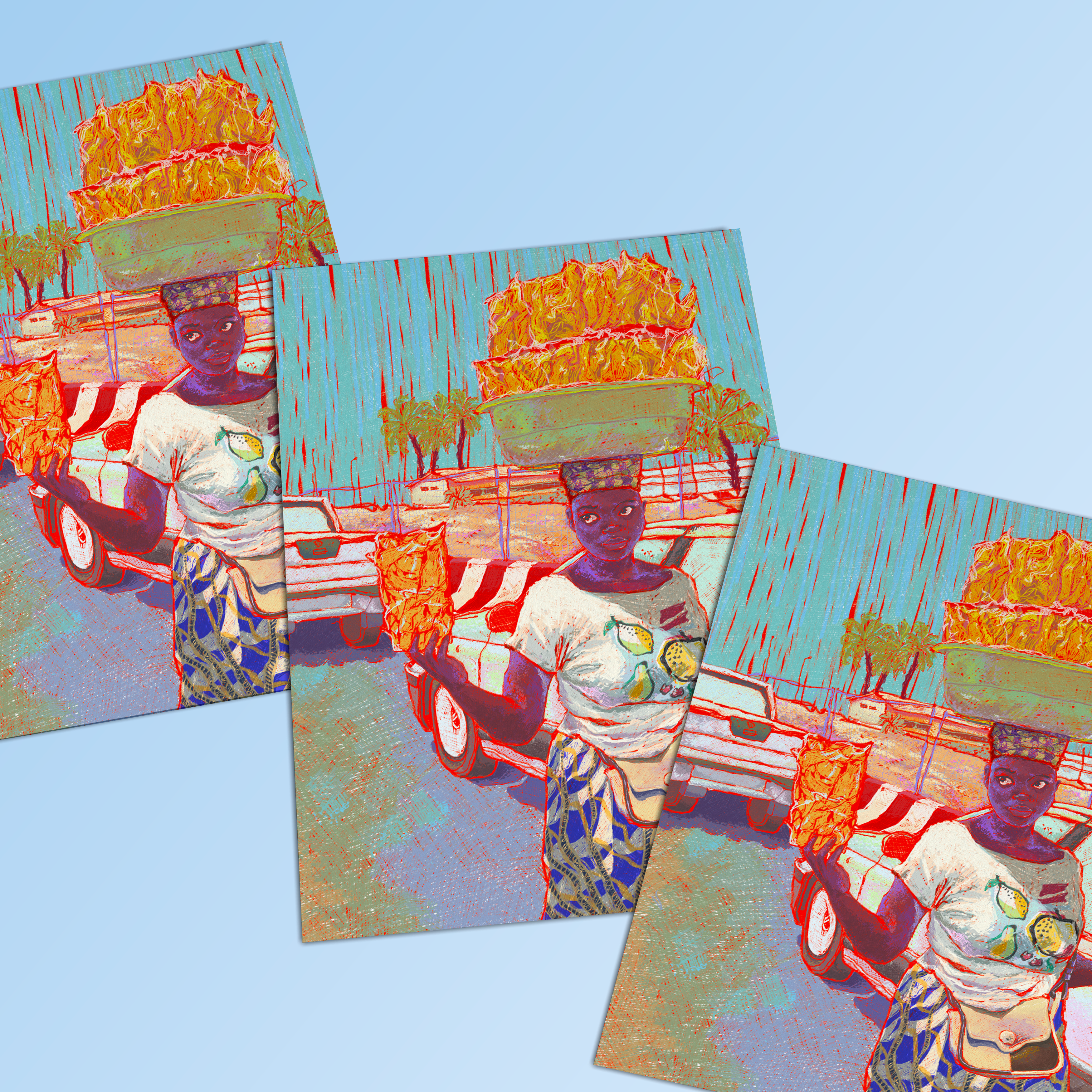 African-woman-colorful-art-print-for-sale