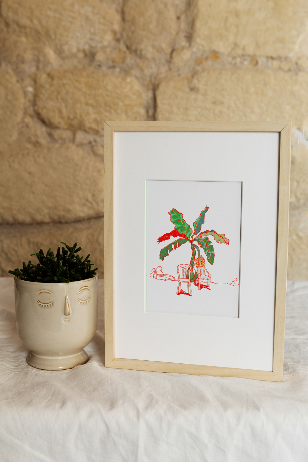 illustration-originale-carribean-wall-art