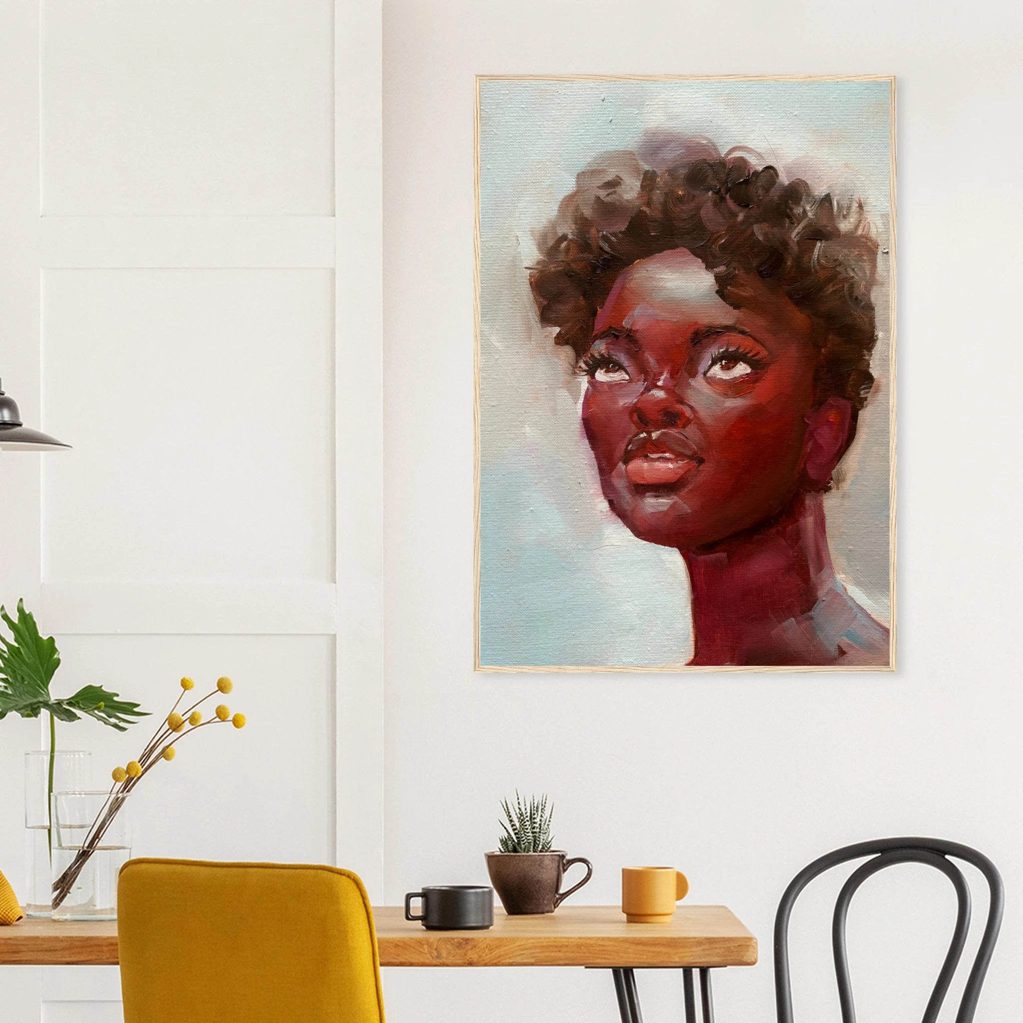 affiche-poster-femme-afro-art-mural-decoration-salon