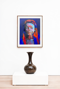 Le Sub-Saharien - Reproduction Peinture à l'Huile | Art Contemporain Africain