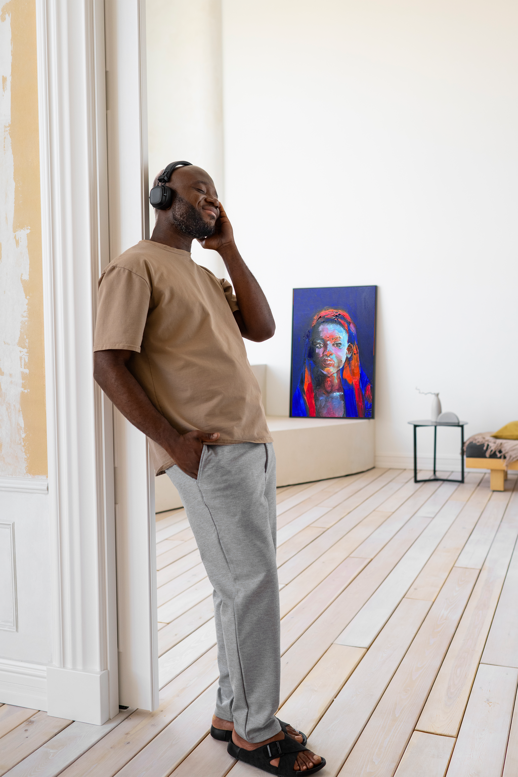 Le Sub-Saharien - Reproduction Peinture à l'Huile | Art Contemporain Africain